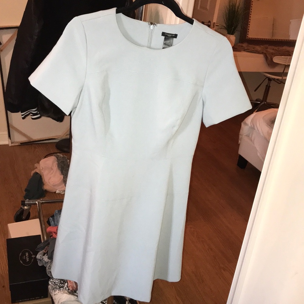 ANN TAYLOR powder blue dress